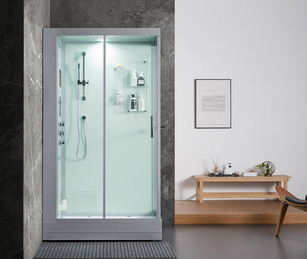Maya Bath Lucca Steam Left – Luxury Glass Enclosure Steam Shower System - Healari