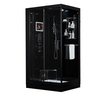 Maya Bath Lucca Steam Left – Luxury Glass Enclosure Steam Shower System - Healari