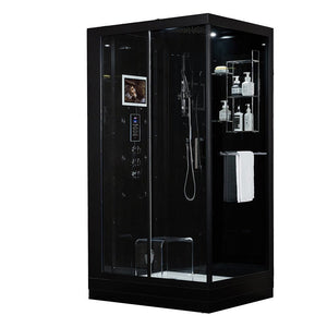 Maya Bath Lucca Steam Left – Luxury Glass Enclosure Steam Shower System - Healari