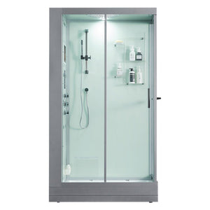 Maya Bath Lucca Steam Left – Luxury Glass Enclosure Steam Shower System - Healari