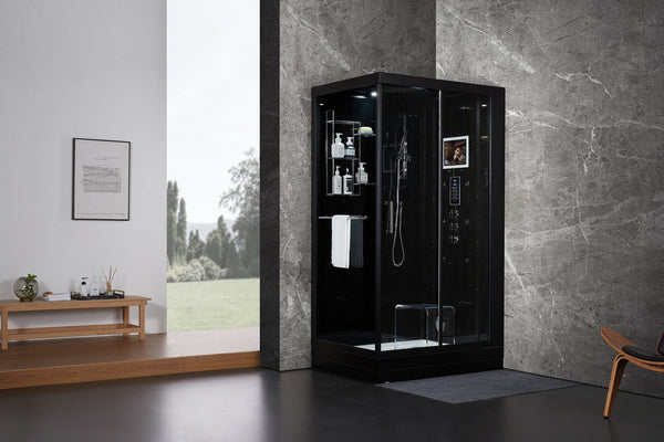 Maya Bath Lucca Steam Shower Right– Luxury Smart Steam Enclosure - Healari