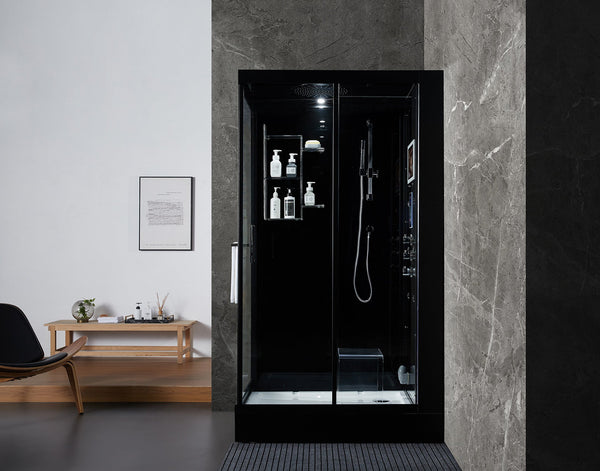 Maya Bath Lucca Steam Shower Right– Luxury Smart Steam Enclosure - Healari