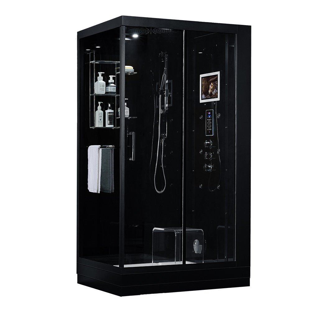 Maya Bath Lucca Steam Shower Right– Luxury Smart Steam Enclosure - Healari