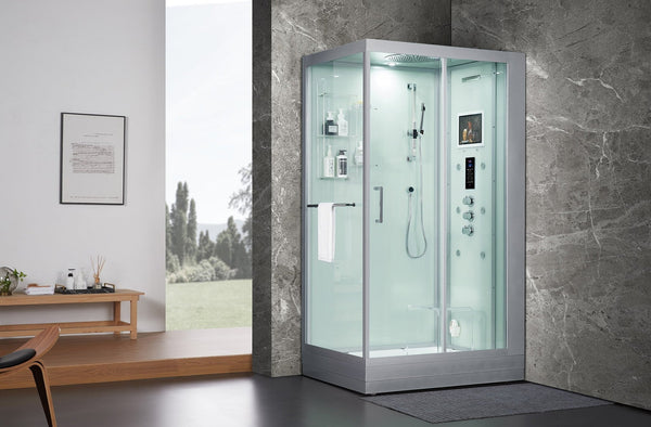 Maya Bath Lucca Steam Shower Right– Luxury Smart Steam Enclosure - Healari