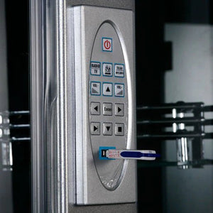 Maya Bath Valencia Steam Shower with Whirlpool Tub &Amp; Built - In TV - Healari