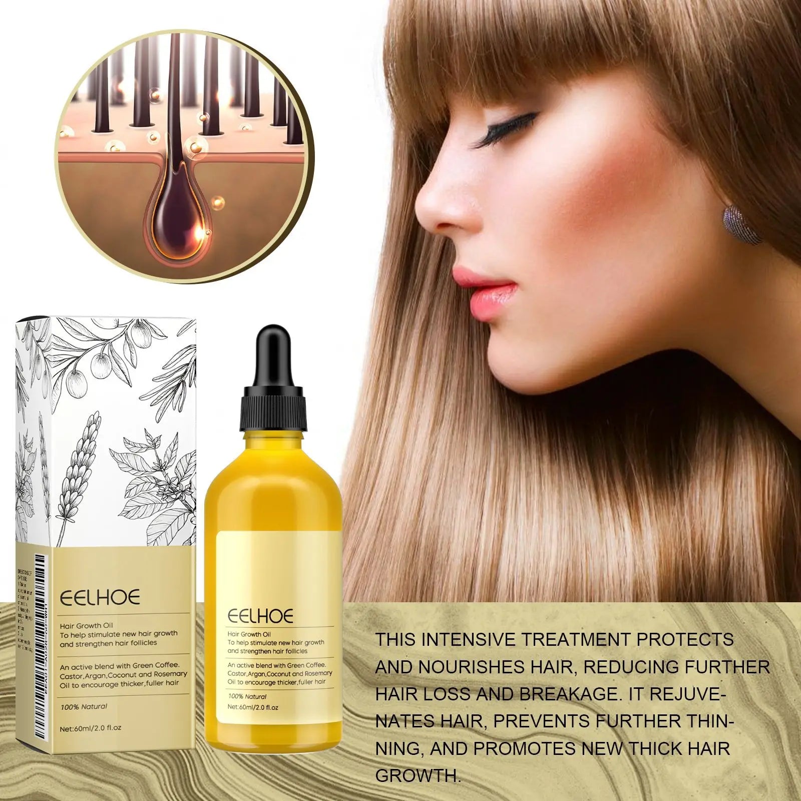 NatureTress Rosemary Hair Essential Oil - Healari