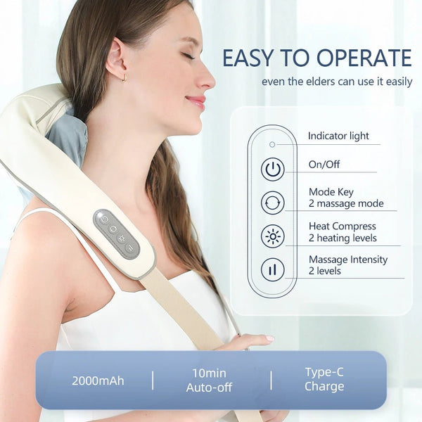 NeckEase Heated Massage Device - Healari