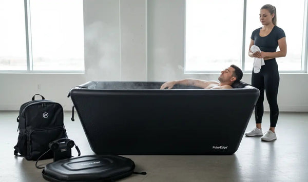 PolarEdge Apex Curve Inflatable Cold Plunge Tub - Healari