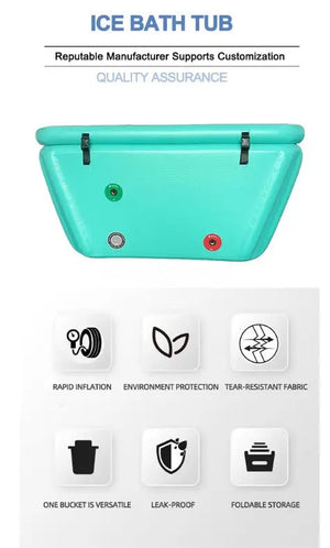 PolarEdge Apex Curve Portable Inflatable Cold Plunge - Healari