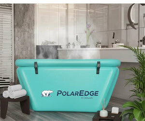 PolarEdge Apex Curve Portable Inflatable Cold Plunge Tub - Healari