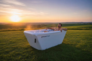 PolarEdge Apex Curve Portable Inflatable Cold Plunge Tub - Healari