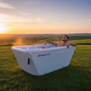 PolarEdge Apex Curve Portable Inflatable Cold Plunge Tub - Healari