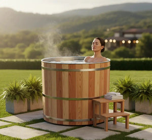 PolarEdge Luxe Halo Ice Tub - Outdoor Cold Plunge - Healari