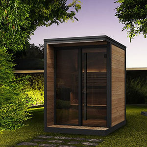 SaunaLife GL4 Outdoor Sauna Kit — Garden Luxury Series - Healari