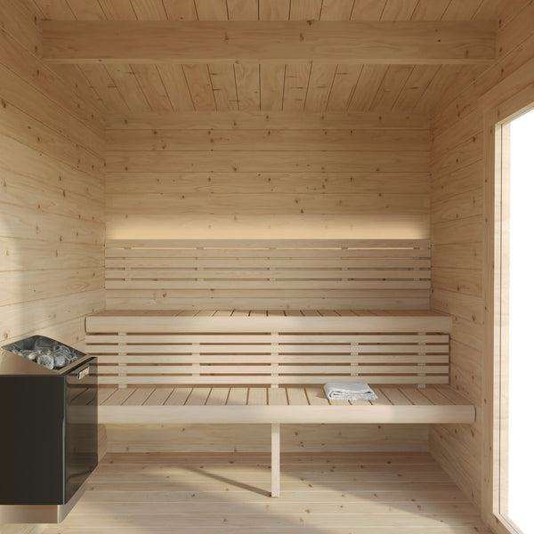 SaunaLife Model G4 Outdoor Home Sauna Kit - Healari