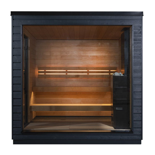 SaunaLife Model G6 Outdoor Sauna — Fully Assembled Garden Series - Healari