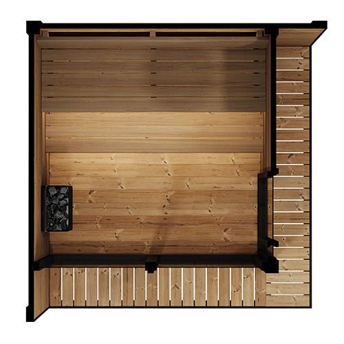 SaunaLife Model GL6 Outdoor Sauna Kit - Healari