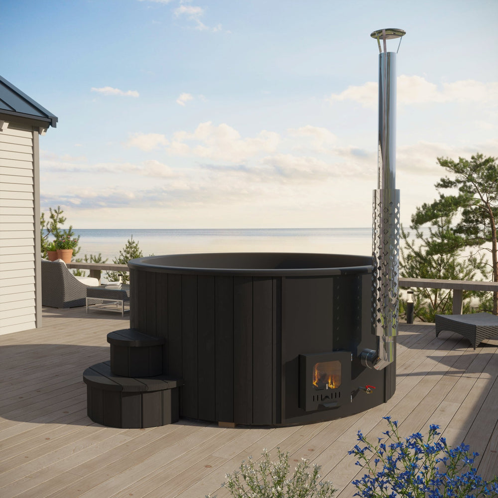 SaunaLife Model S4B — SOAK - Series Wood - Burning Hot Tub - Healari
