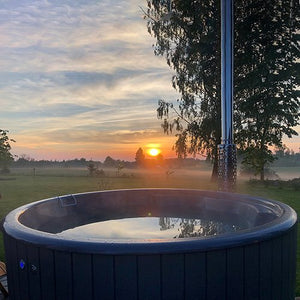 SaunaLife Model S4N — Premium Wood - Burning Hot Tub - Healari