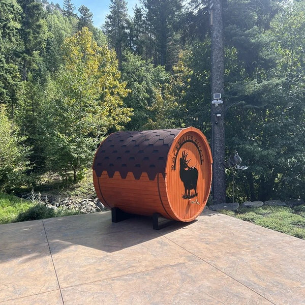 Serenity Springs Outdoor Barrel Sauna - Healari