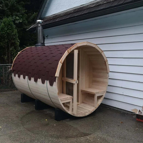 Serenity Springs Outdoor Barrel Sauna - Healari