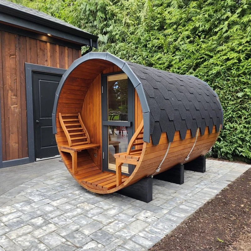 Serenity Springs Outdoor Barrel Sauna - Healari