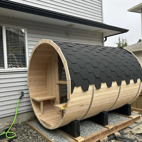 Serenity Springs Outdoor Barrel Sauna - Healari