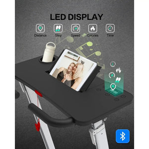 SmartFold Treadmill for Home with 3 - Level Manual Incline And Foldable Design - Healari