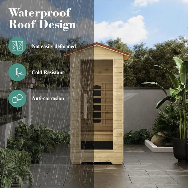 SoulSteam 2 - 4 Person Infrared Sauna Room - Healari