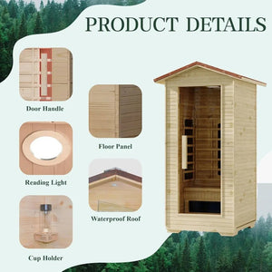 SoulSteam 2 - 4 Person Infrared Sauna Room - Healari