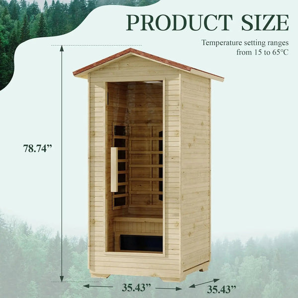 SoulSteam 2 - 4 Person Infrared Sauna Room - Healari