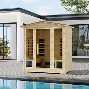 SoulSteam 2 - 4 Person Infrared Sauna Room - Healari