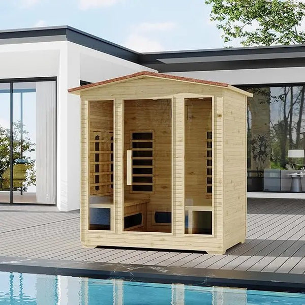SoulSteam 2 - 4 Person Infrared Sauna Room - Healari