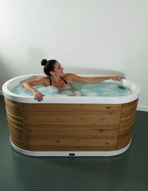 TranquilGlow Ice Barrel Cold Plunge - Healari