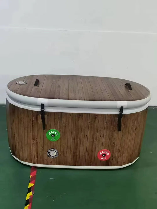 TranquilGlow Ice Barrel Cold Plunge - Healari
